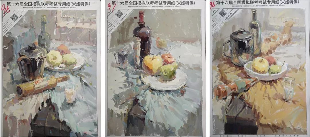 杭州画室孪生画室联考色彩高分作品模板