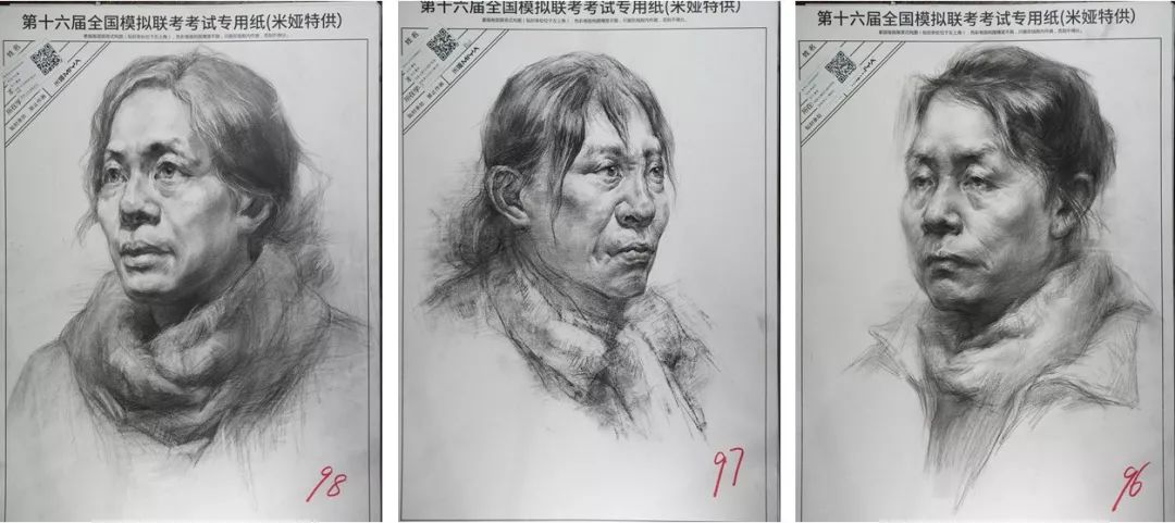 杭州画室孪生画室联考高分作品模板