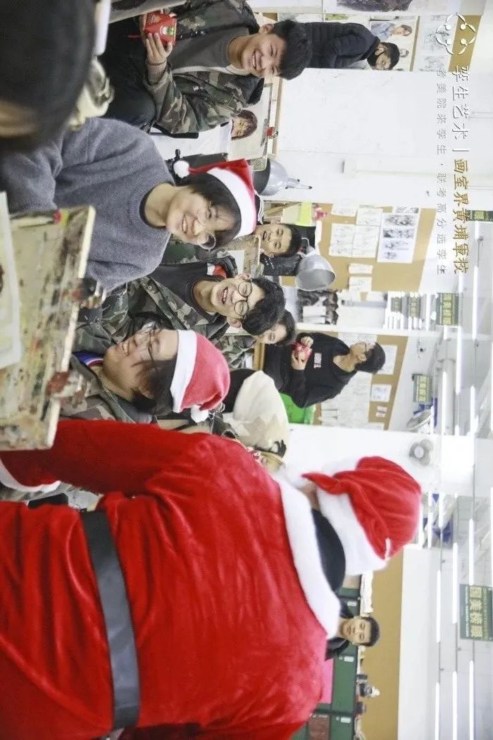 杭州画室孪生画室圣诞节活动